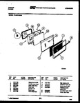 Diagram for 04 - Lower Oven Door Parts