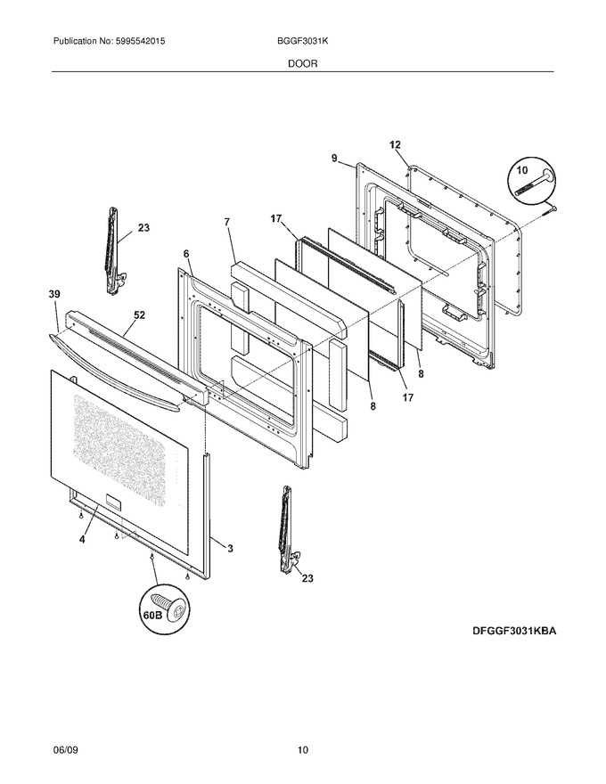 Diagram for BGGF3031KWA