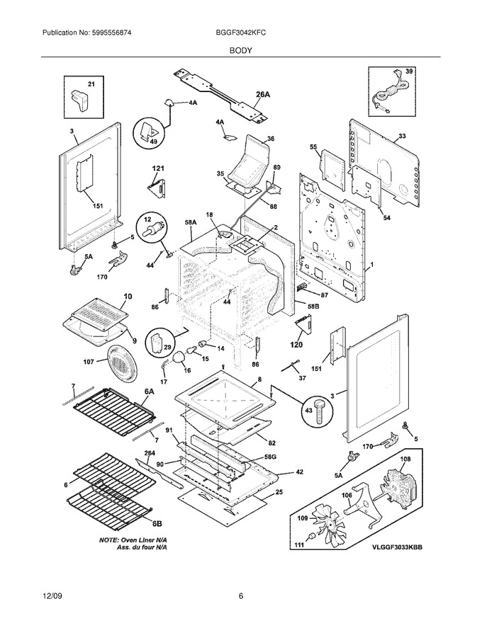 Diagram for BGGF3042KFC