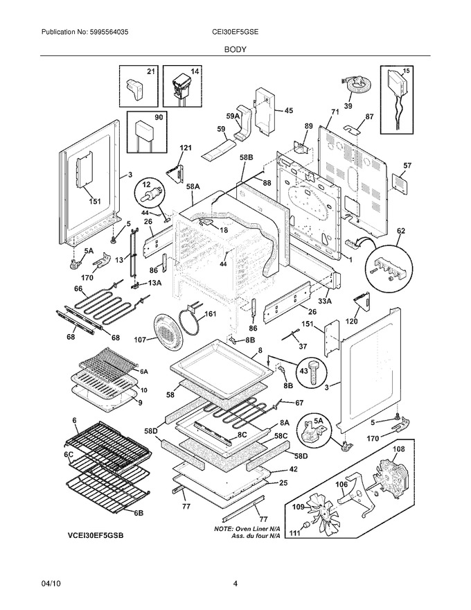 Diagram for CEI30EF5GSE