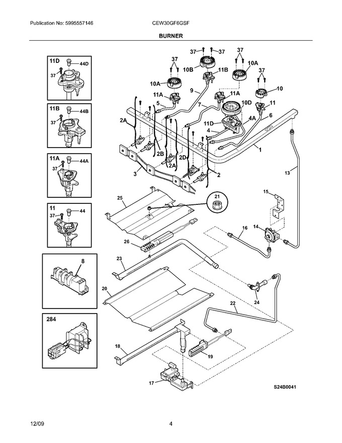 Diagram for CEW30GF6GSF