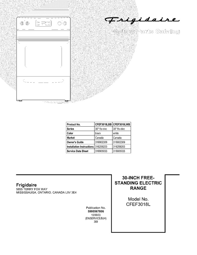 Diagram for CFEF3018LBB