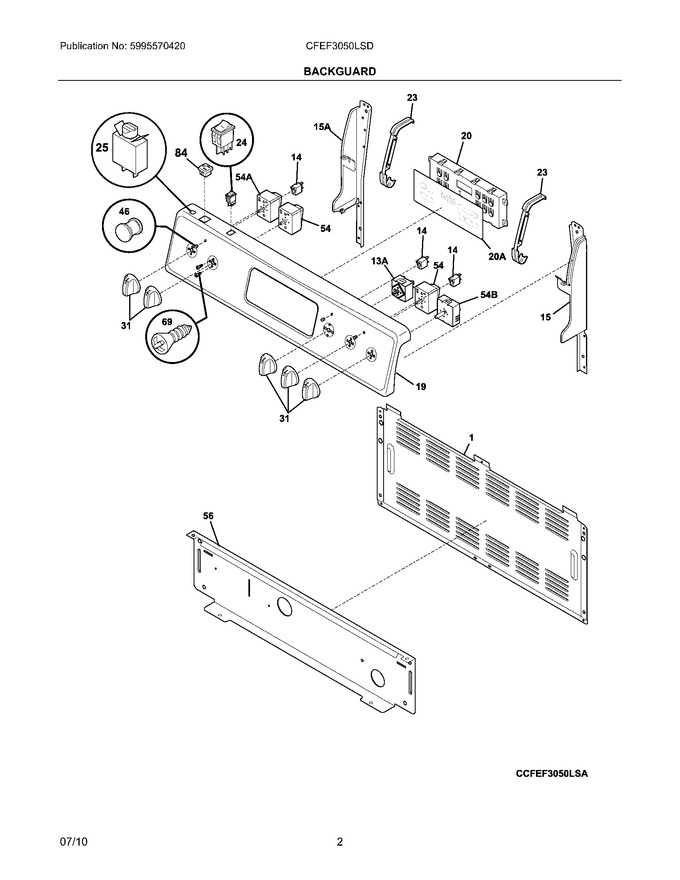 Diagram for CFEF3050LSD