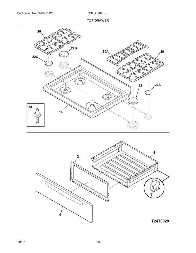 Diagram for CGLGF382DSE