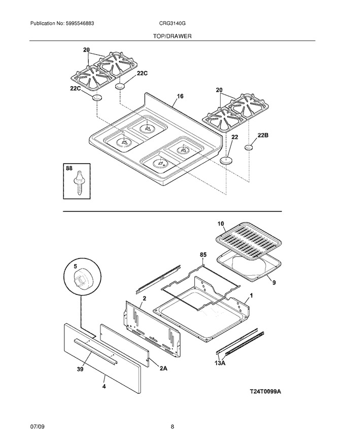 Diagram for CRG3140GWWG