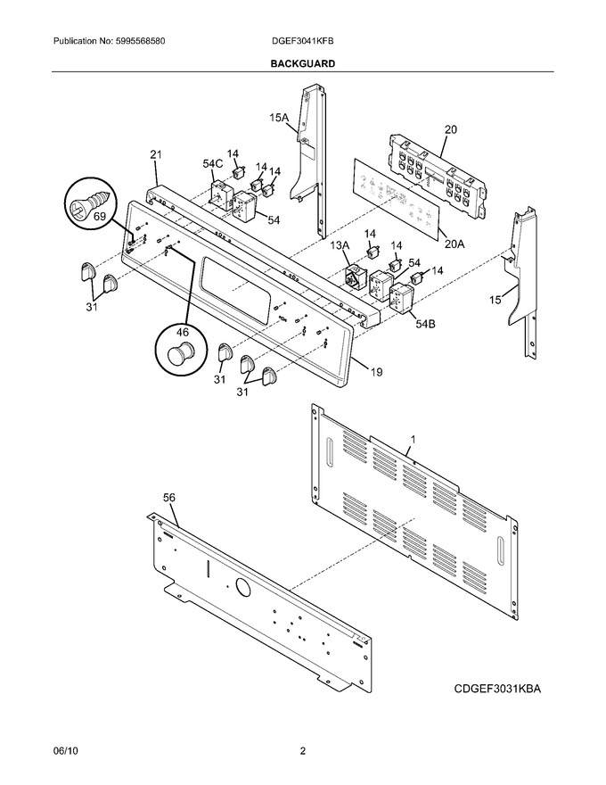 Diagram for DGEF3041KFB