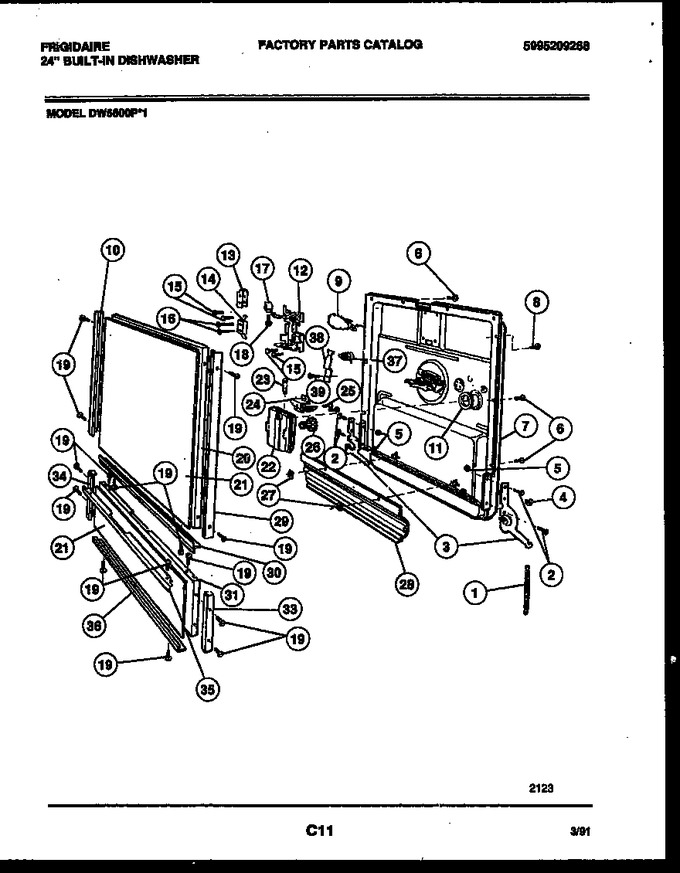 Diagram for DW5800PW1