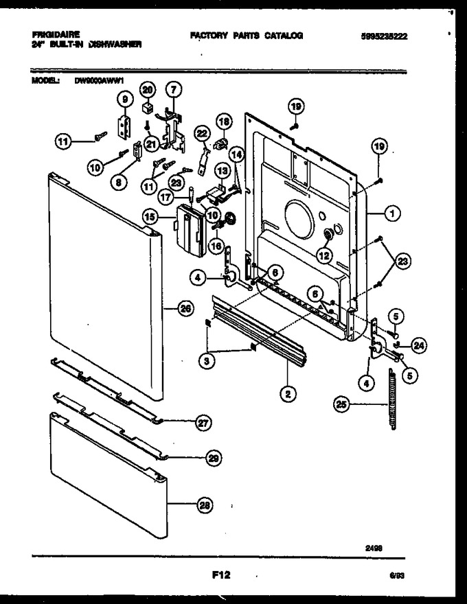 Diagram for DW9000AWW1