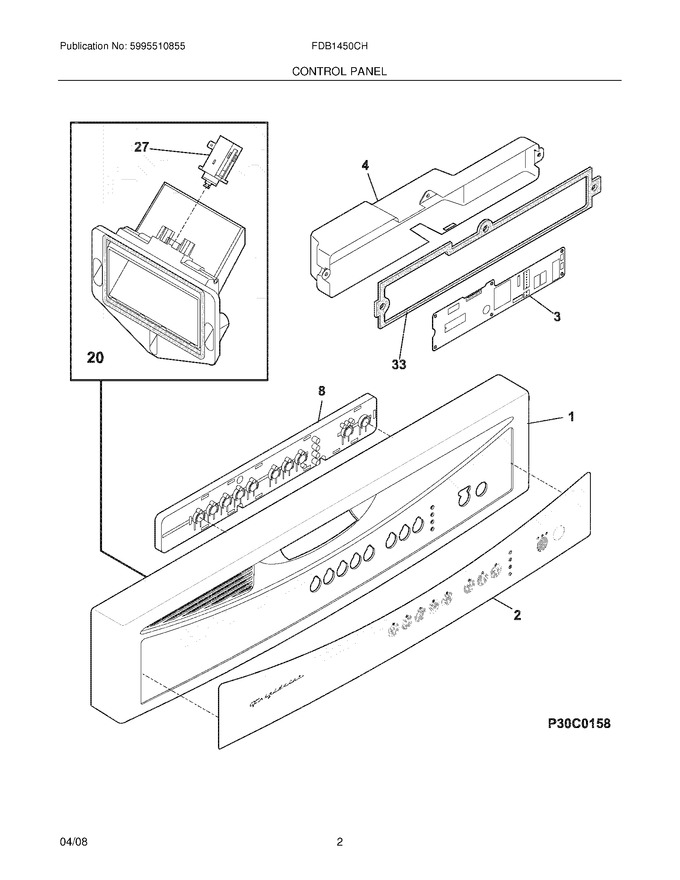 Diagram for FDB1450CHC0