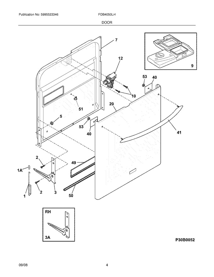 Diagram for FDB4050LHS0