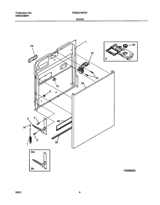 Diagram for FDB421RFS7