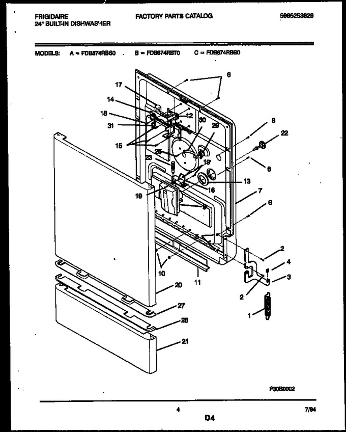 Diagram for FDB874RBS0