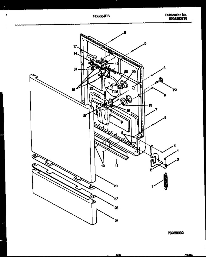 Diagram for FDB884RBS0