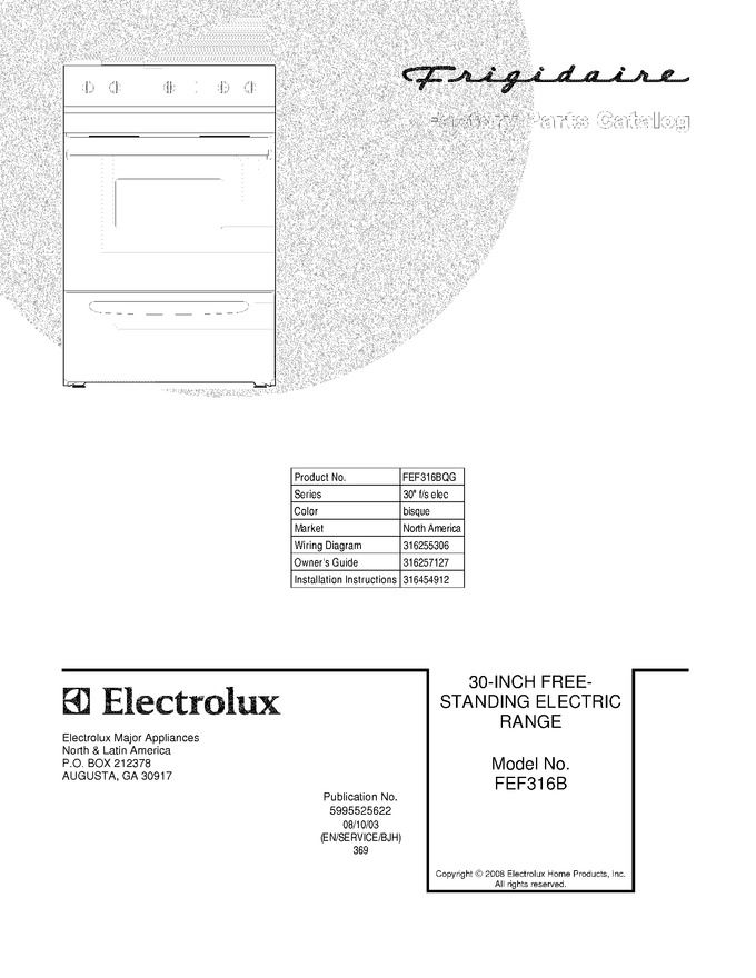 Diagram for FEF316BQG