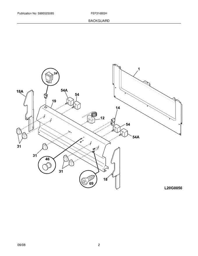 Diagram for FEF316BSH