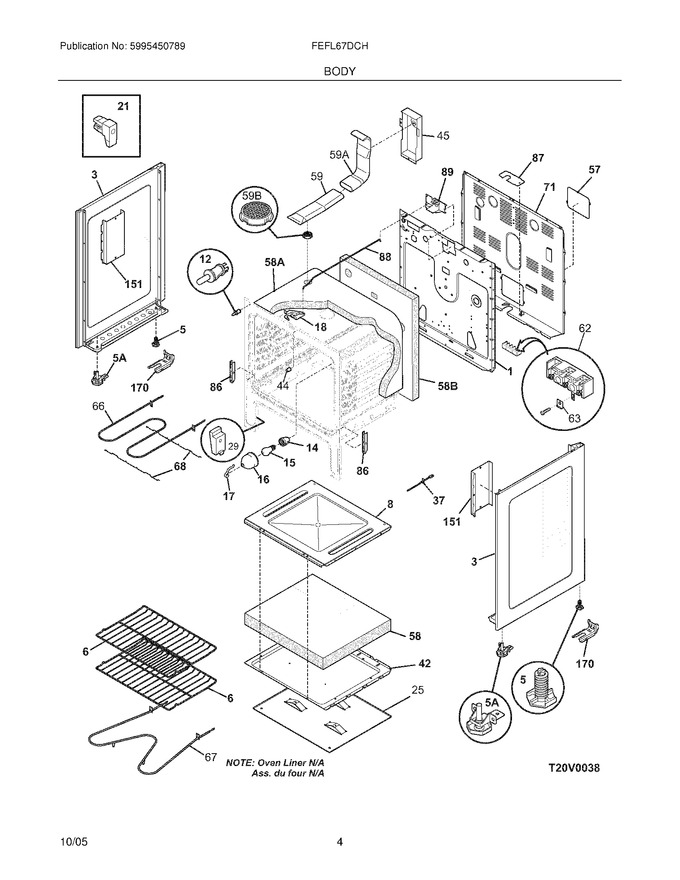 Diagram for FEFL67DCH