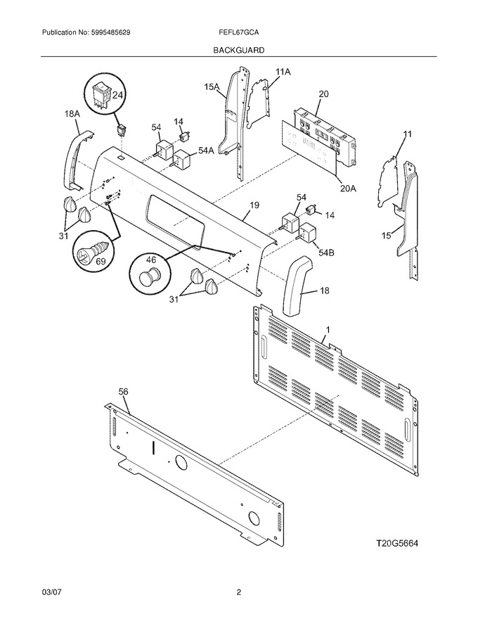 Diagram for FEFL67GCA