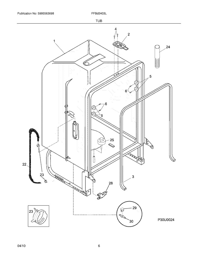 Diagram for FFBD2403LW0A