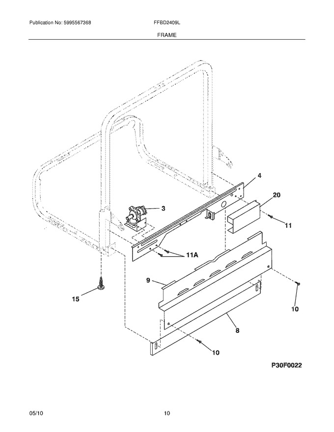 Diagram for FFBD2409LW0A