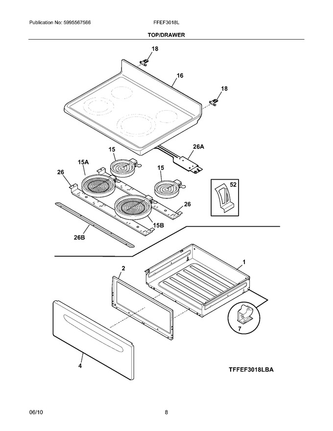 Diagram for FFEF3018LWB