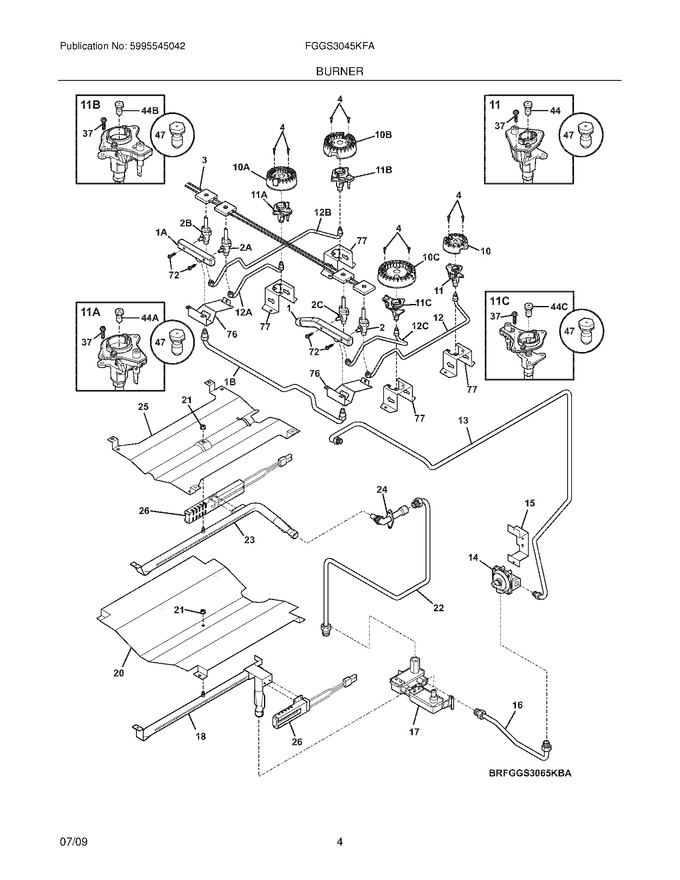 Diagram for FGGS3045KFA