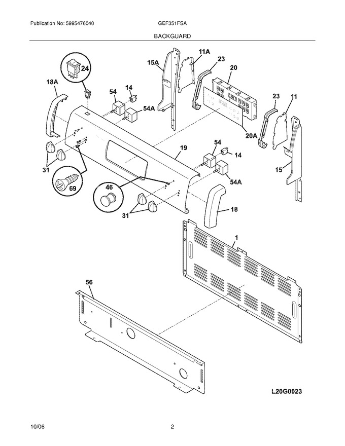 Diagram for GEF351FSA