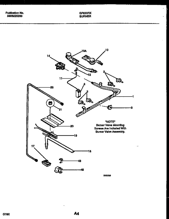 Diagram for GF630RXW1