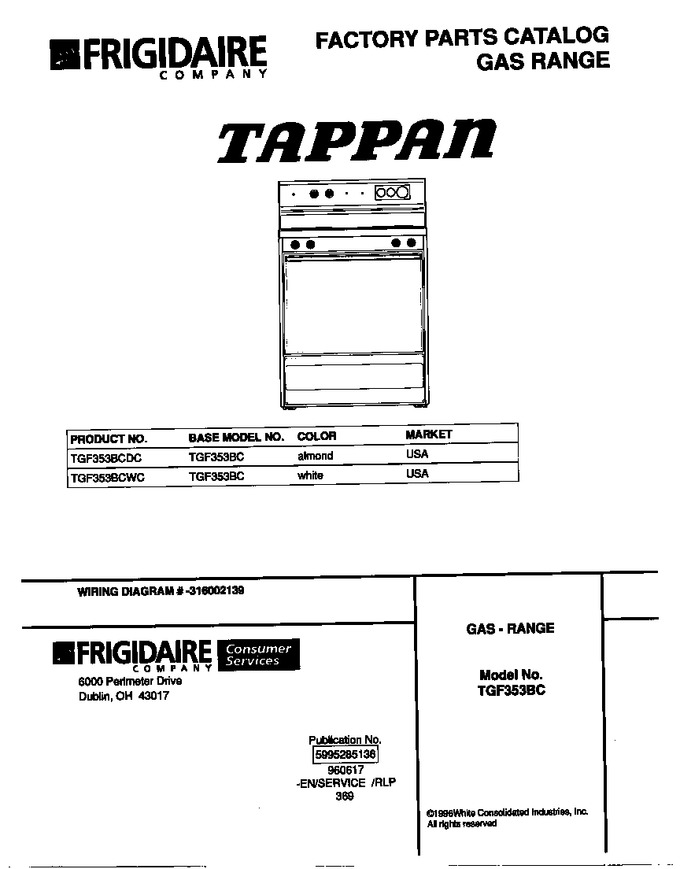 Diagram for TGF353BCWC