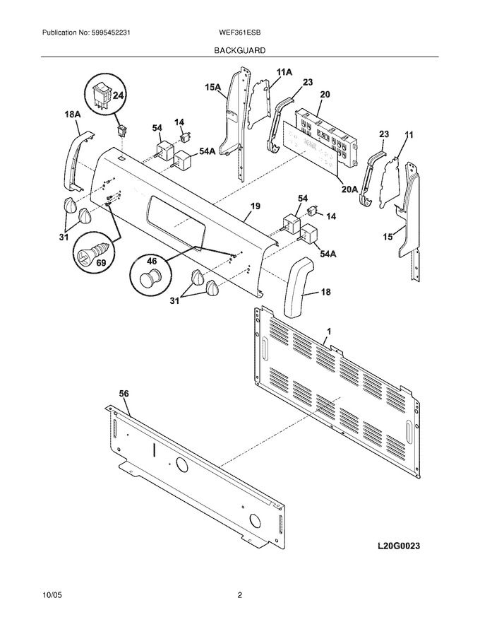 Diagram for WEF361ESB