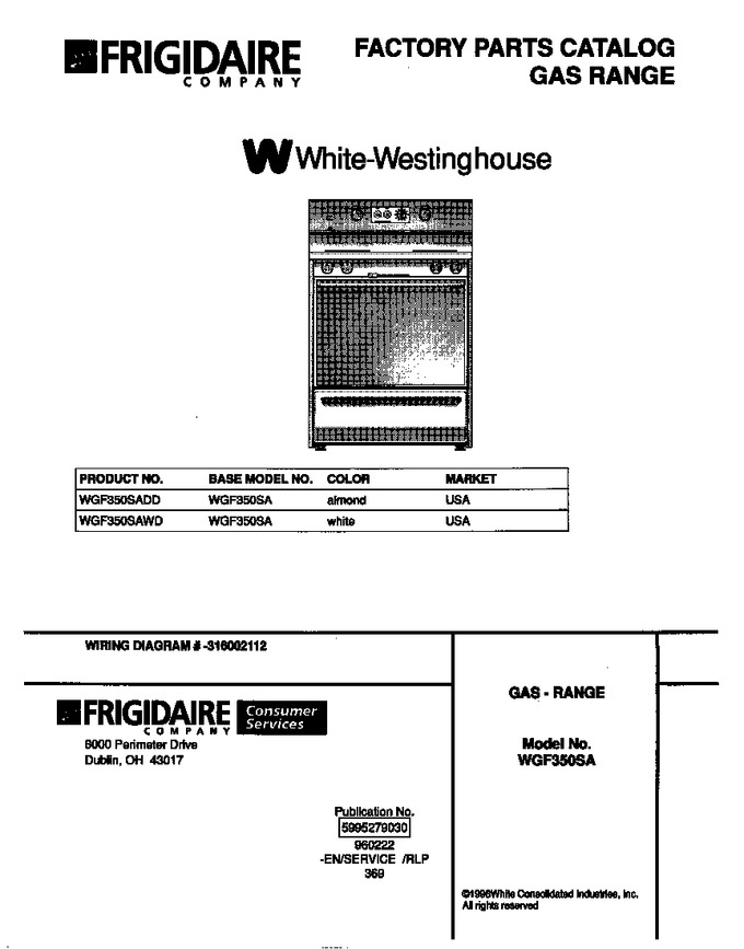 Diagram for WGF350SAWD