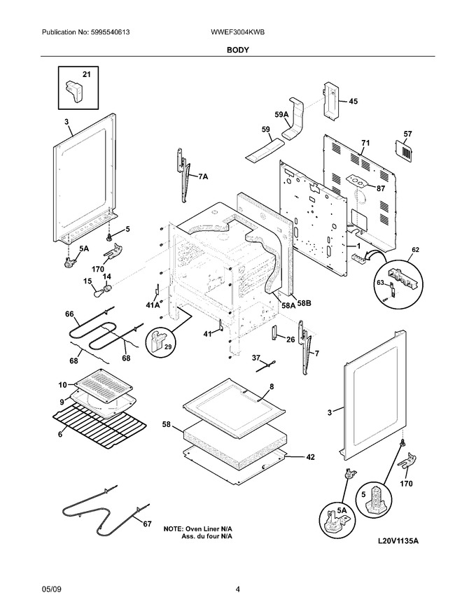 Diagram for WWEF3004KWB