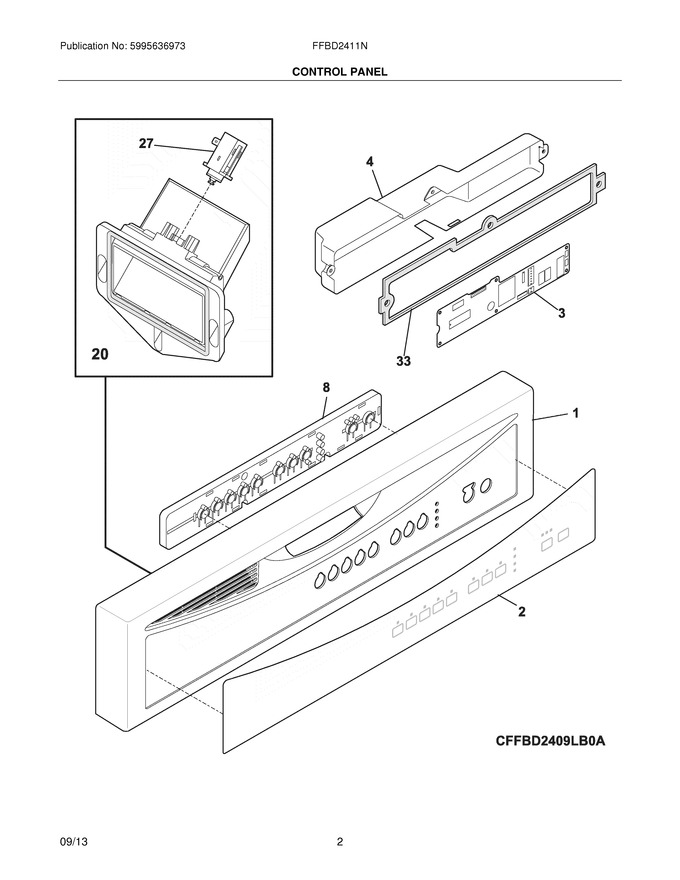 Diagram for FFBD2411NW1A