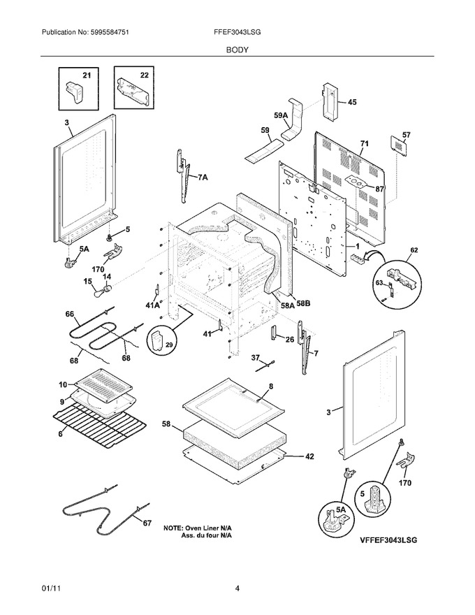 Diagram for FFEF3043LSG