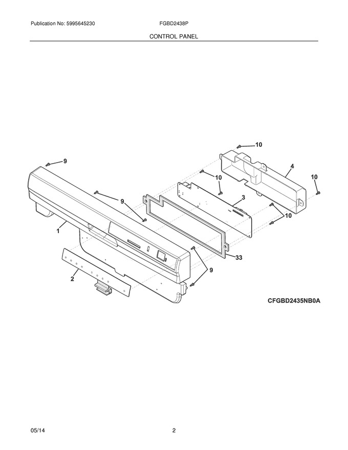 Diagram for FGBD2438PF1A