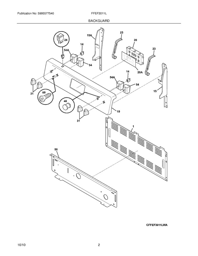 Diagram for FFEF3011LWB