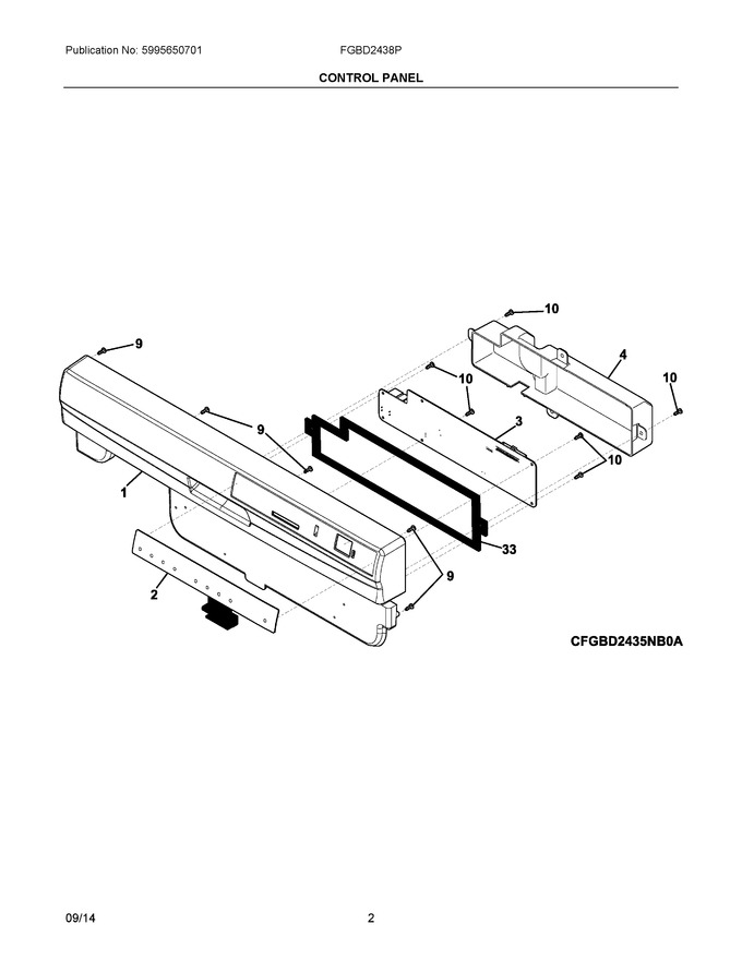 Diagram for FGBD2438PF4A