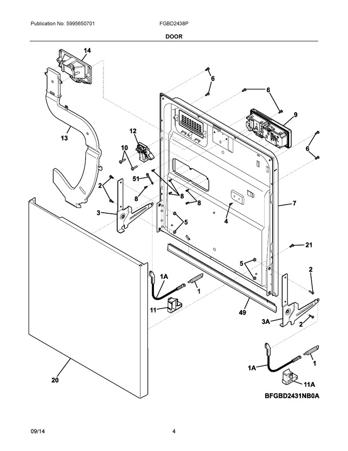 Diagram for FGBD2438PF4A