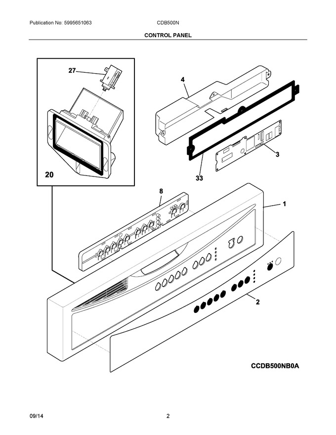 Diagram for CDB500NW2A