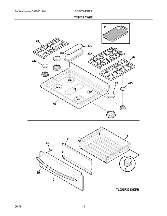 Diagram for BGGF3045RFA