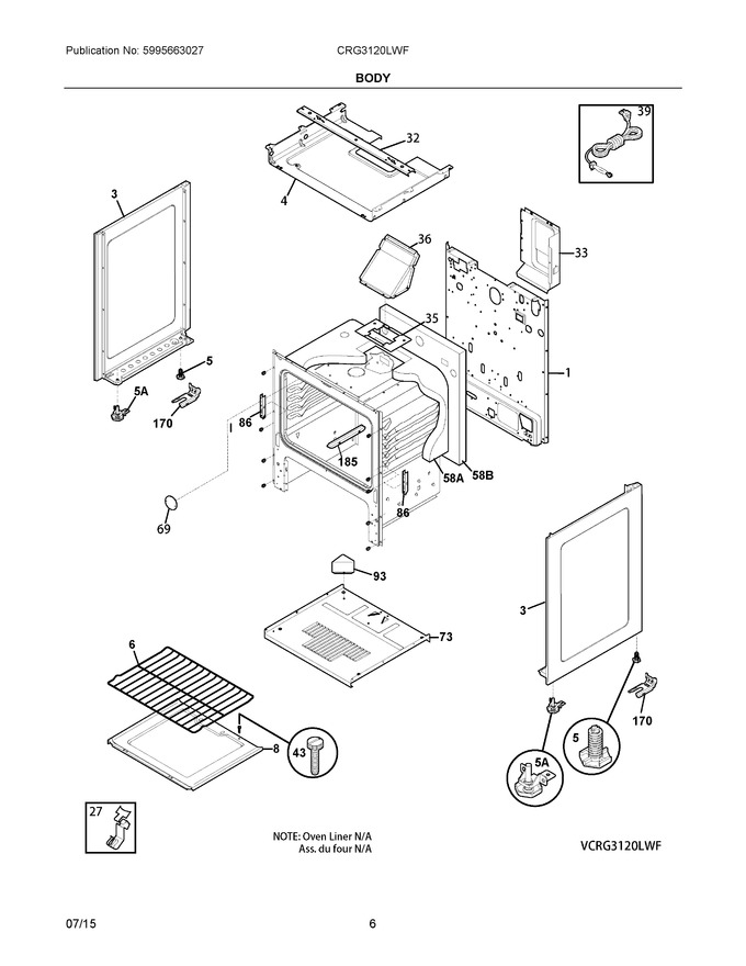 Diagram for CRG3120LWF