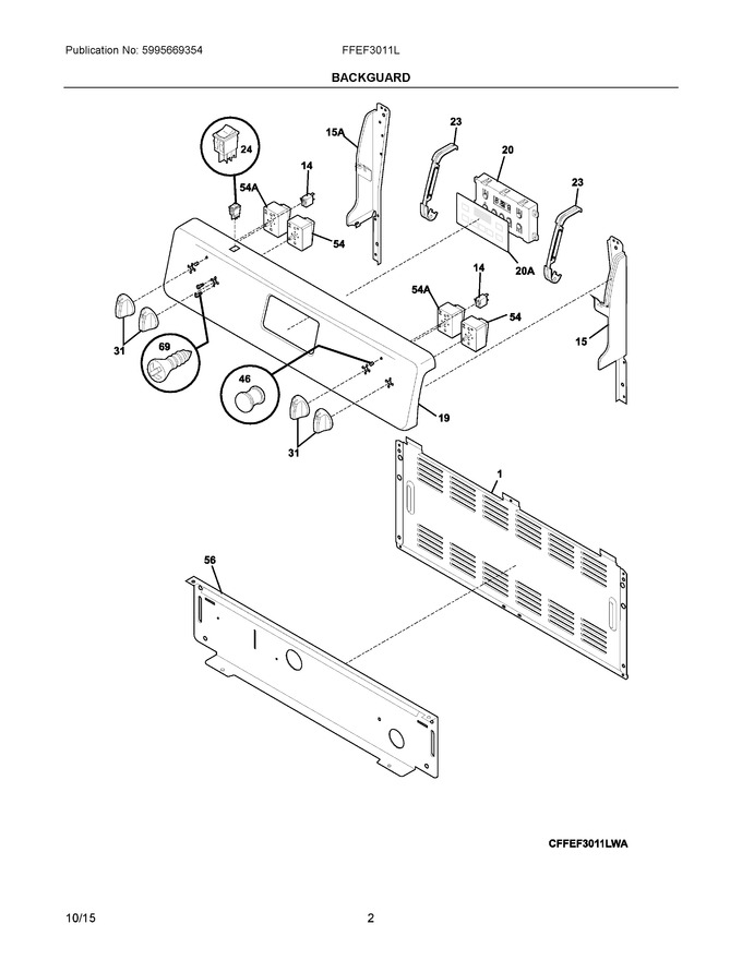 Diagram for FFEF3011LBG