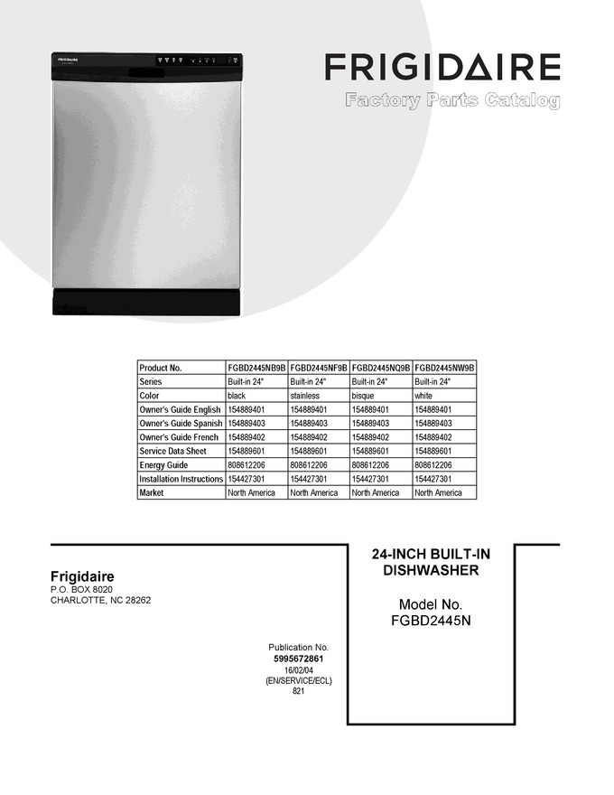 Diagram for FGBD2445NW9B