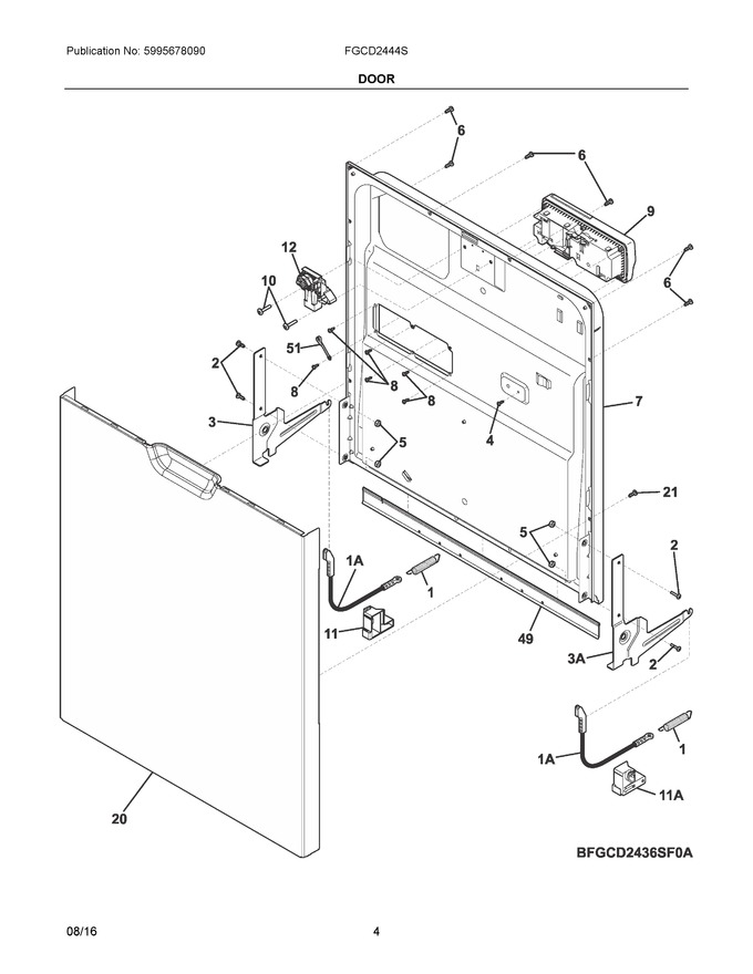 Diagram for FGCD2444SW0A