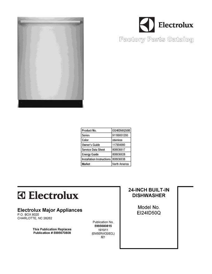 EI24ID50QS0B | Automatic Appliance Parts : Appliance Model Lookup