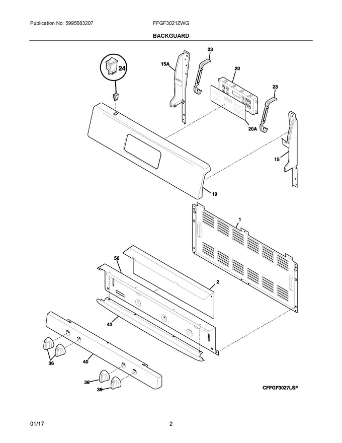 Diagram for FFGF3021ZWG