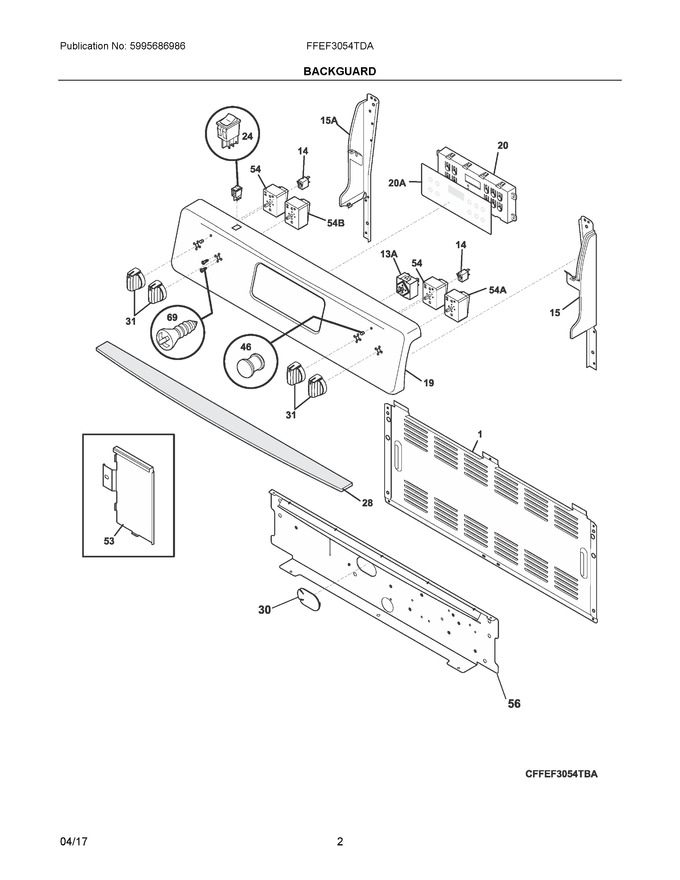 Diagram for FFEF3054TDA