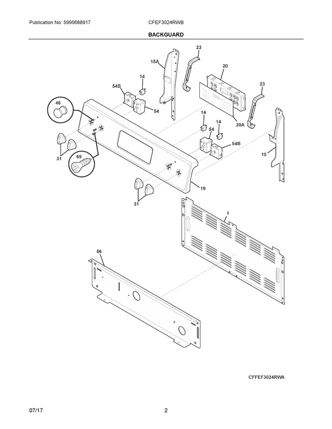 Diagram for CFEF3024RWB