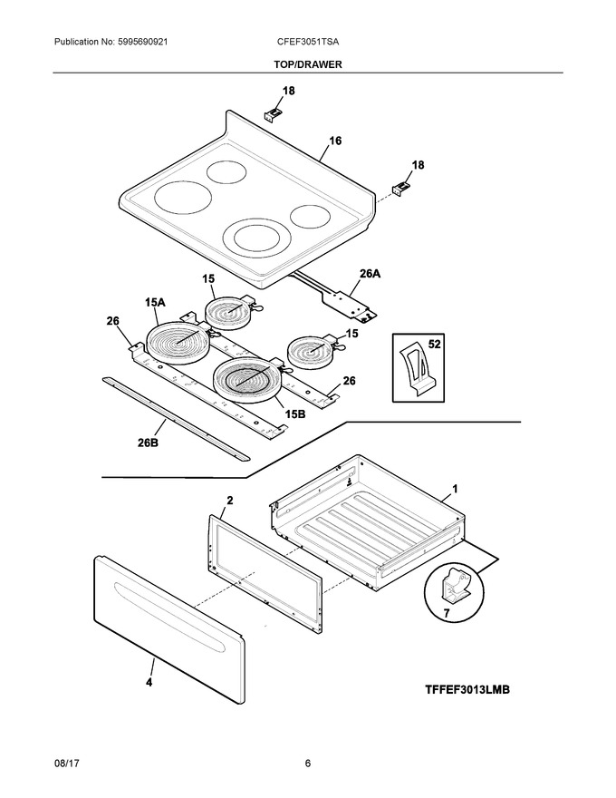 Diagram for CFEF3051TSA