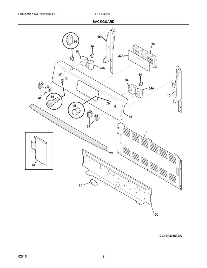 Diagram for CFEF3053TWC