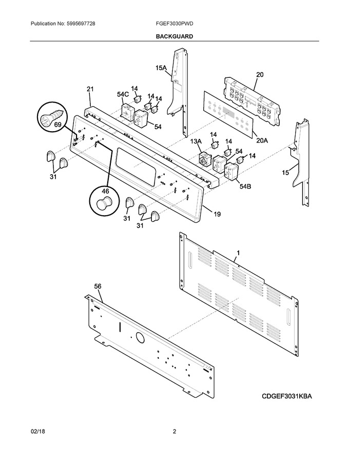 Diagram for FGEF3030PWD